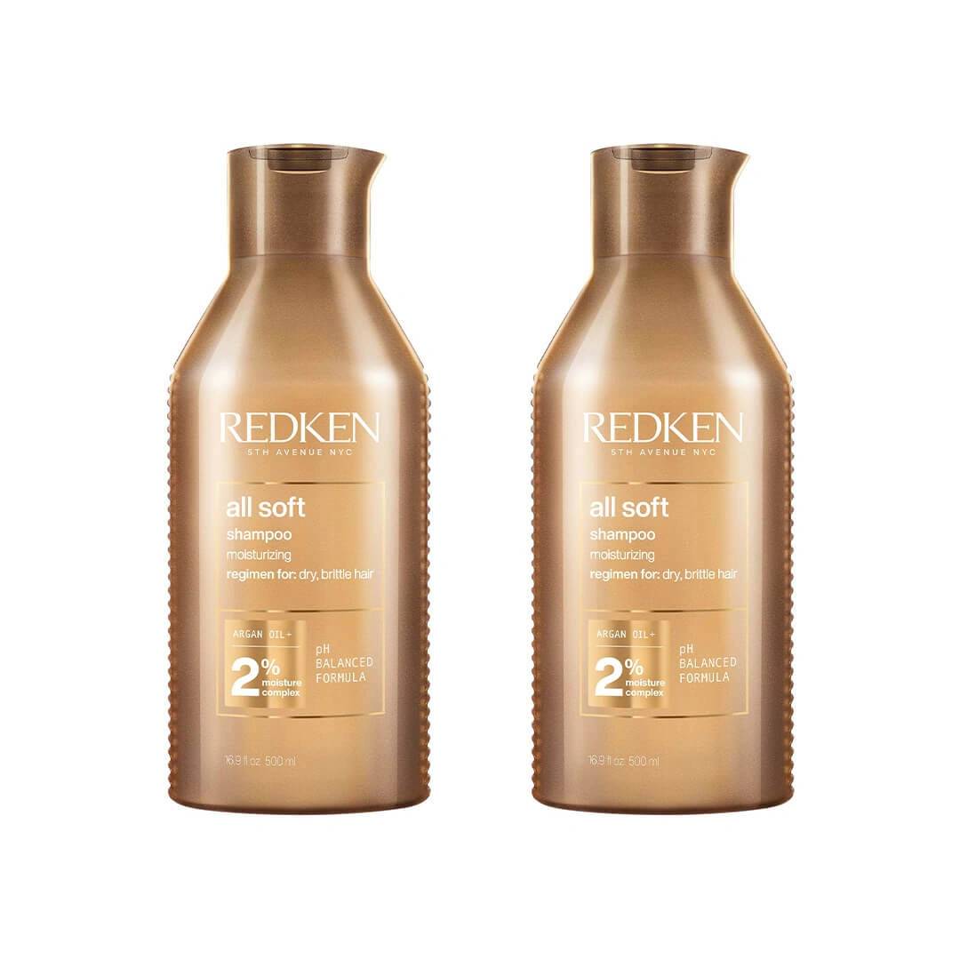 Redken All Soft Shampoo 2 x 500 ml