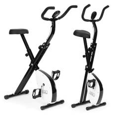 Motionscykel stationær cykel fitness mekanisk tæller computer glat justering - hvid ModernHome