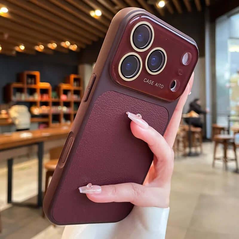 Lychee pattern Phone Case Full body Coverage - Retro Red / IPhone16