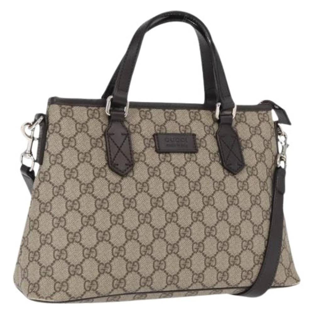 Gucci Vintage Pre-owned Plastik Håndtaske - Vintage - Dame - Beige - ONE SIZE -