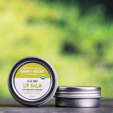 Aloe Mint organic lip balm: tørre solskoldede læber