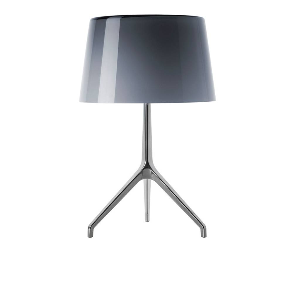Foscarini - Lumiere XXL bordslampa kallgrå skärm med aluminium fot dimbar - Bordslampor - Rodolfo Dordoni - Grå