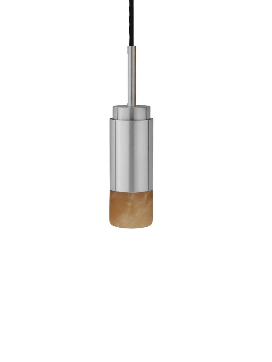 Donya ONYX Cylinder, amber fra Anour Brushed Stainless Steel - Jacobsen Plus