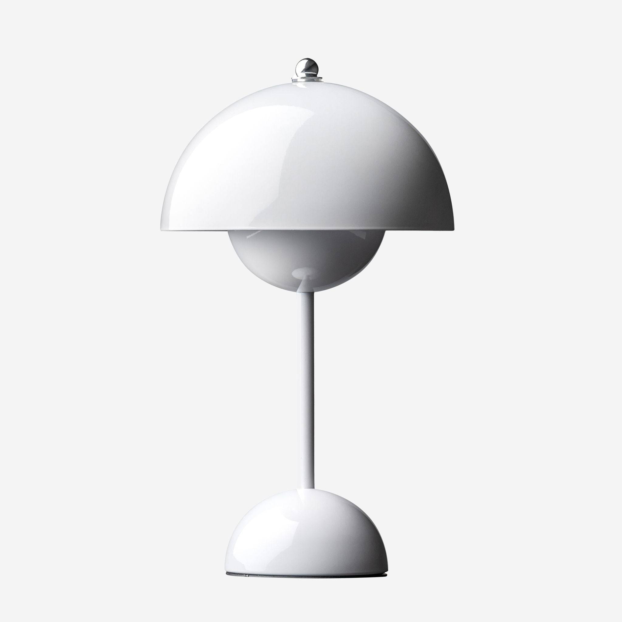 Flowerbud portabel bordslampa, Vit 30 cm - Trådlös & uppladdningsbar