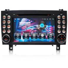 Autoradio Android für Mercedes Benz SLK R171 W171 2004-2012 (SLK200/280/300/350/55) drahtloser On-Board Bluetooth Bildschirm CarplayWiFi/GPS/RDS/DVD Auto Play [Android 13 4GB+64GB 2.0Ghz]