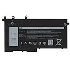 szyuya Laptopbatteri 93FTF kompatibel med Dell Latitude 5280 5290 5480 5490 5580 5590 E5491 14 5491 15 5591 Precision M3520 M3530-serien (11,4 V 51 W h)