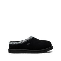 UGG Kids - Tasman tofflor i mocka - barn - mocka/gummi/fårskinn - 6 Kids - Svart
