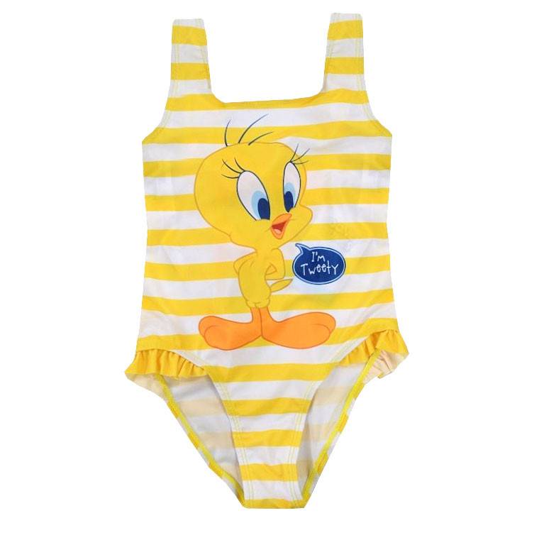 Looney Tunes Tweety barnbaddräkt, storlek 116/128 cm