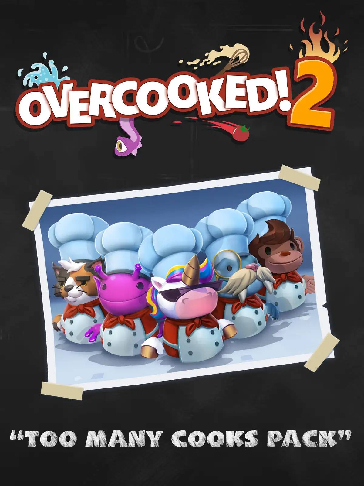 Overcooked! 2 - Too Many Cooks Pack DLC (PC / Mac / Linux) - Steam - Digital Code