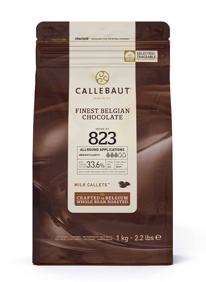 Callebaut chokladpellets 823 - 1000 gr