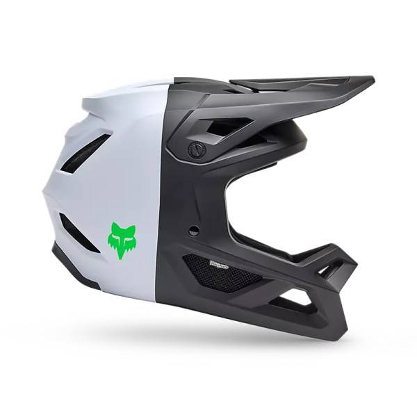 FOX Rampage 5050 fullface-hjelm hvid/sort - Hjelmstørrelse 59-60 cm