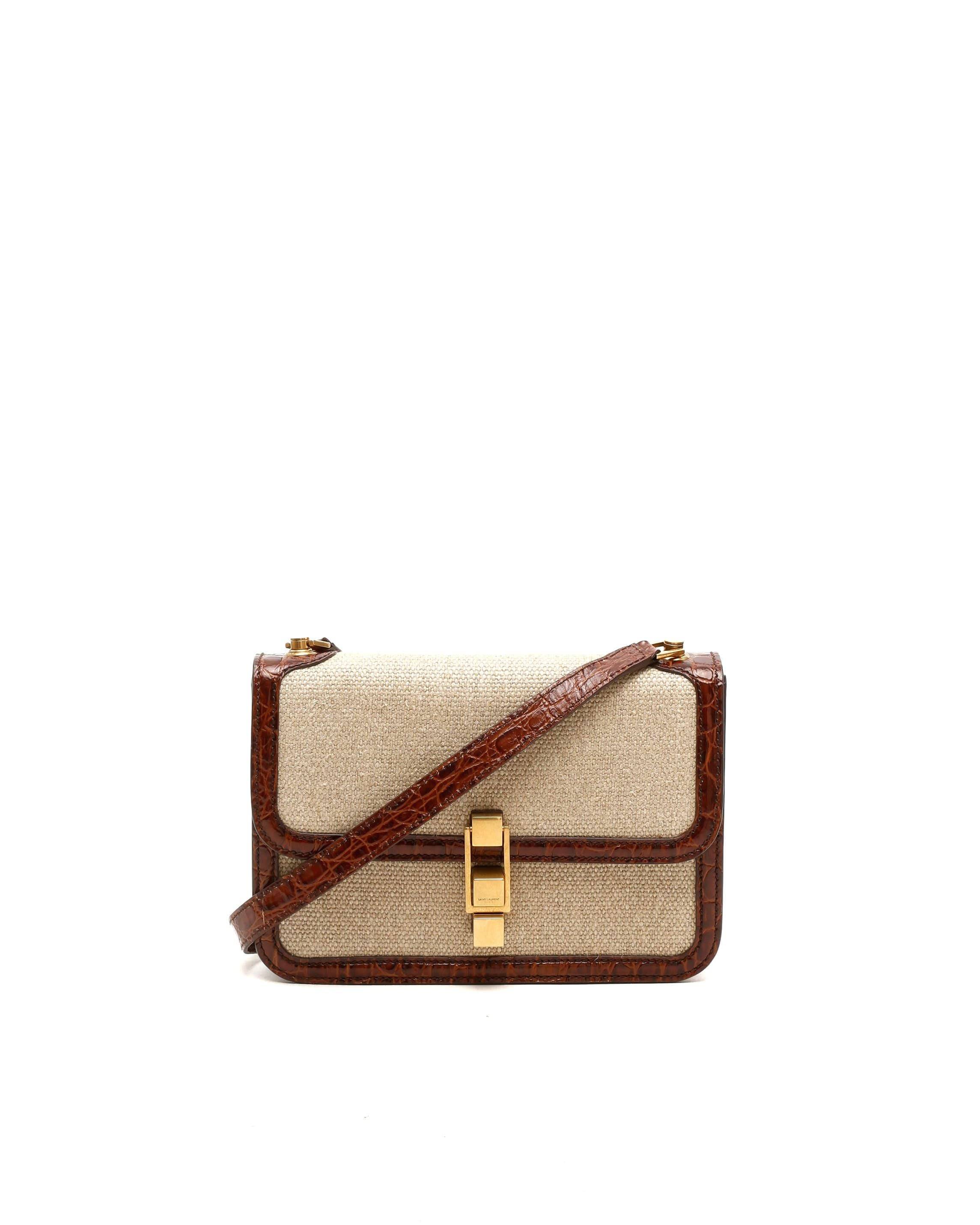 Saint Laurent Yves Saint Laurent Le Carré Shoulder Bag - Beige - One Size