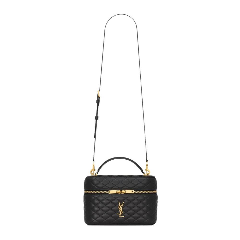Saint Laurent Gaby Large Toilettaske - Tasker - Dame - Sort - ONE SIZE - Uld