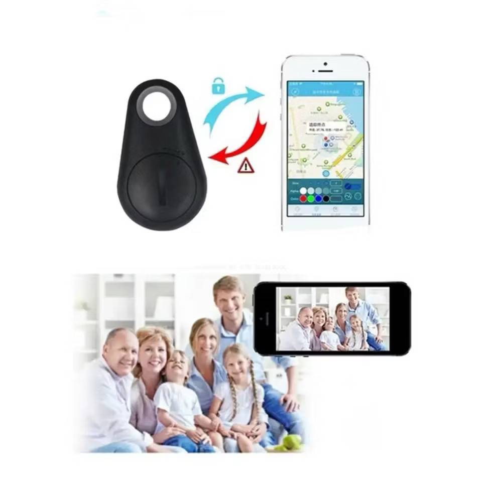 Mini tracker Bluetooth4.0 Smart locator smart anti förlorad enhet locator mobilnycklar husdjur barn hitta: Svart