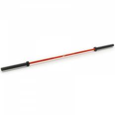 Nike Coated Premium Barbell 15 kg - Black ("Just Do It") orange (weißes SWOOSH)