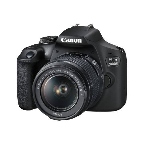 Canon EOS 2000D - digitalkamera EF-S 18-55 mm IS II lins