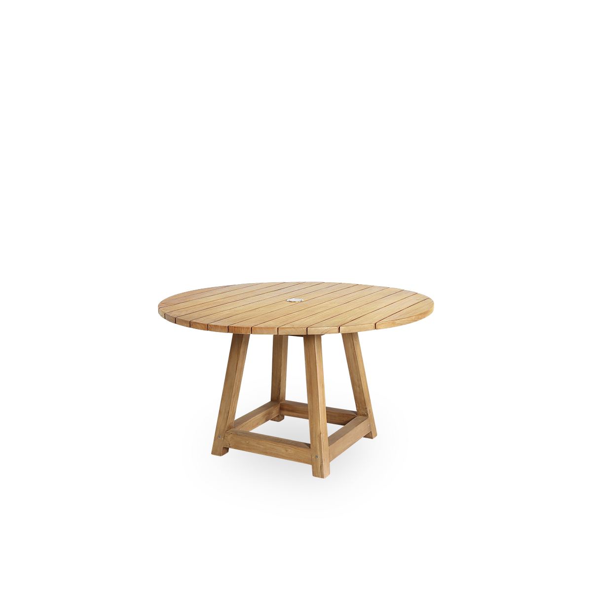 George Teak Spisebord Ø120 cm - Teak | Outdoor