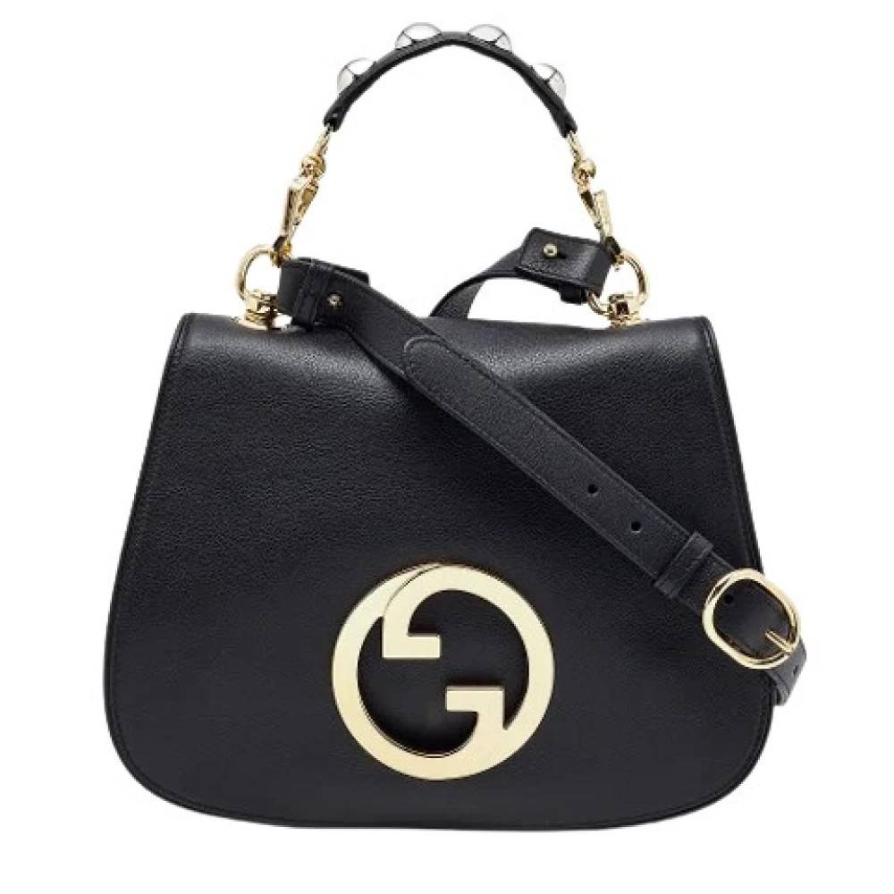 Gucci Vintage Pre-owned Blondie Top Handle Taske - Vintage - Dame - Sort - ONE SIZE - Læder
