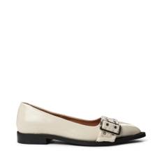 Pavement, Sko, Dame, Beige, 38 EU, Tyl, Beige Patent Ballerina Sko