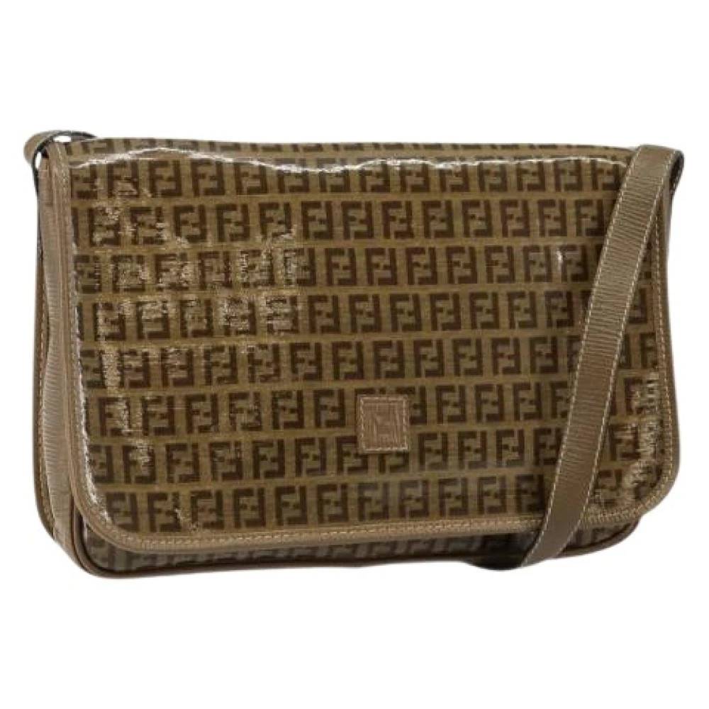 Fendi Vintage Pre-owned Canvas fendi-tasker - Vintage - Dame - Beige - ONE SIZE - Tyl