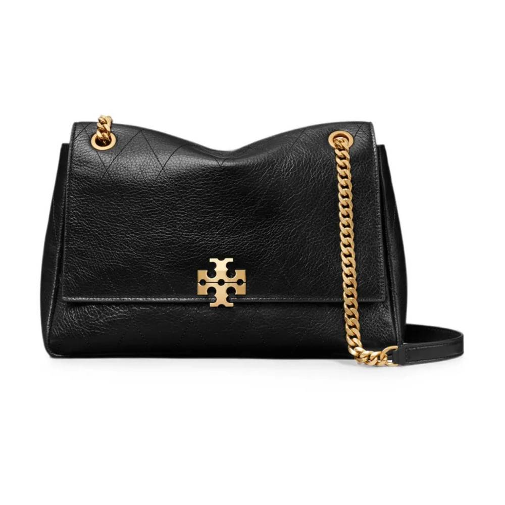 Tory Burch Charlie Skuldertaske - Tasker - Dame - Sort - ONE SIZE - Uld