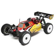 LOSI 1/8 8IGHT 4X4 Nitro Buggy RTR, Red/Yellow