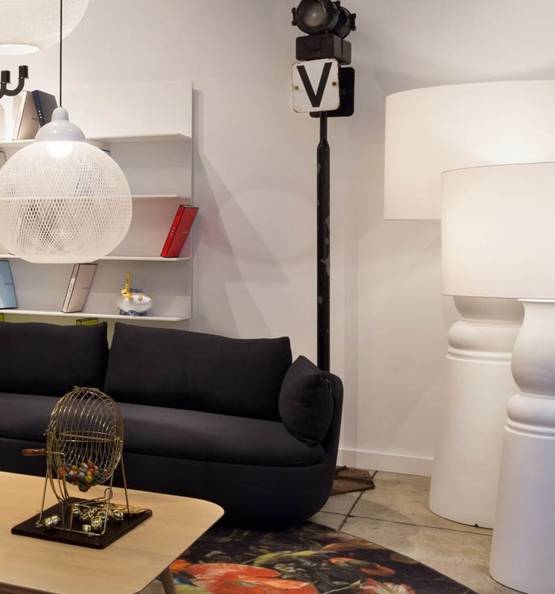 Farooo gulvlampe small, hvid