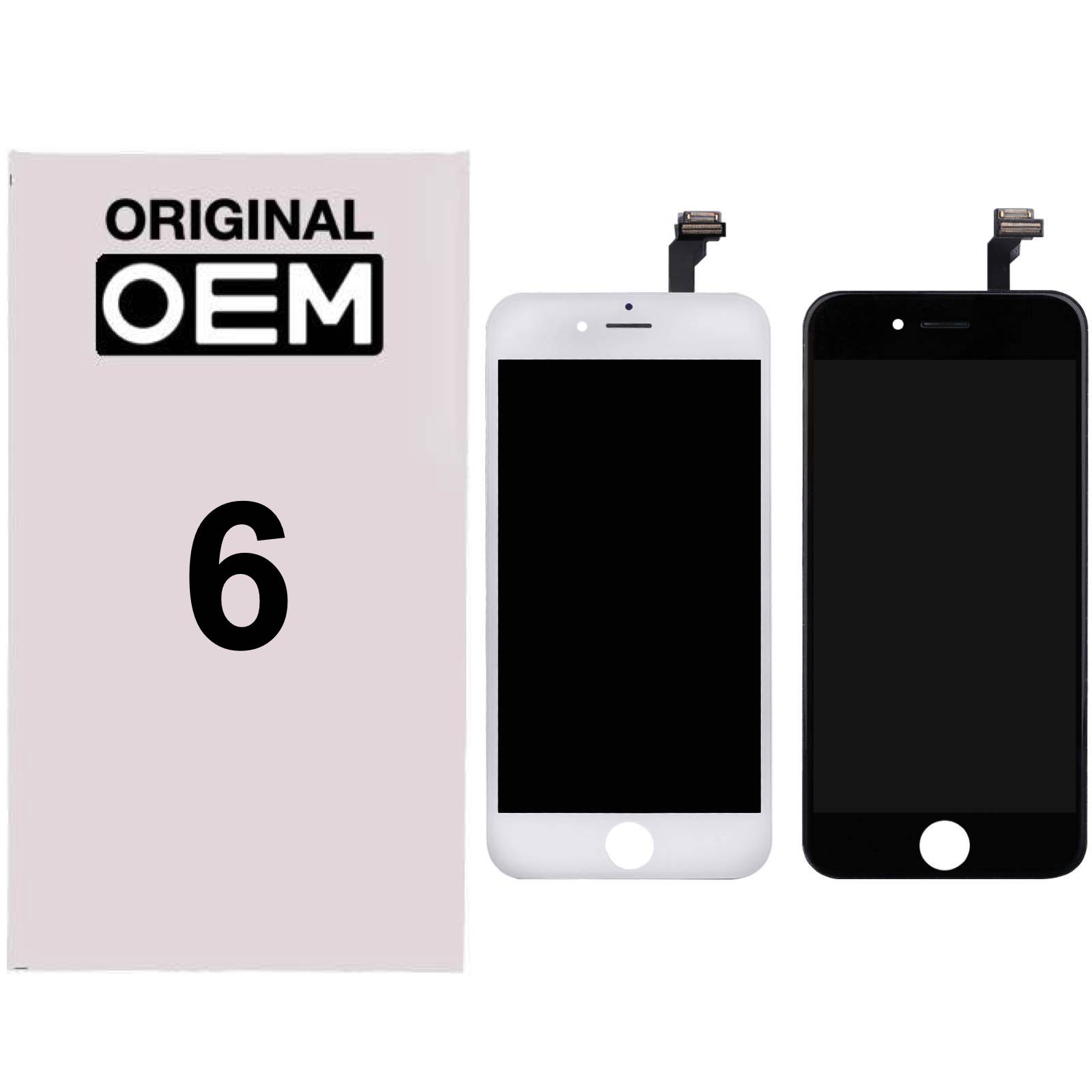 iPhone 6 skærm - Original LCD (Refurbished) - Hvid.