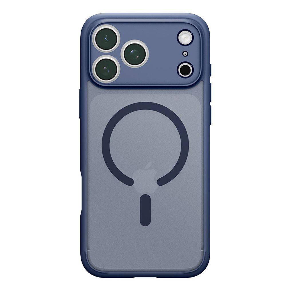 Spigen Ultra Hybrid MagFit Cover til iPhone 18 Pro / 17 Pro - Frost Deep Blue