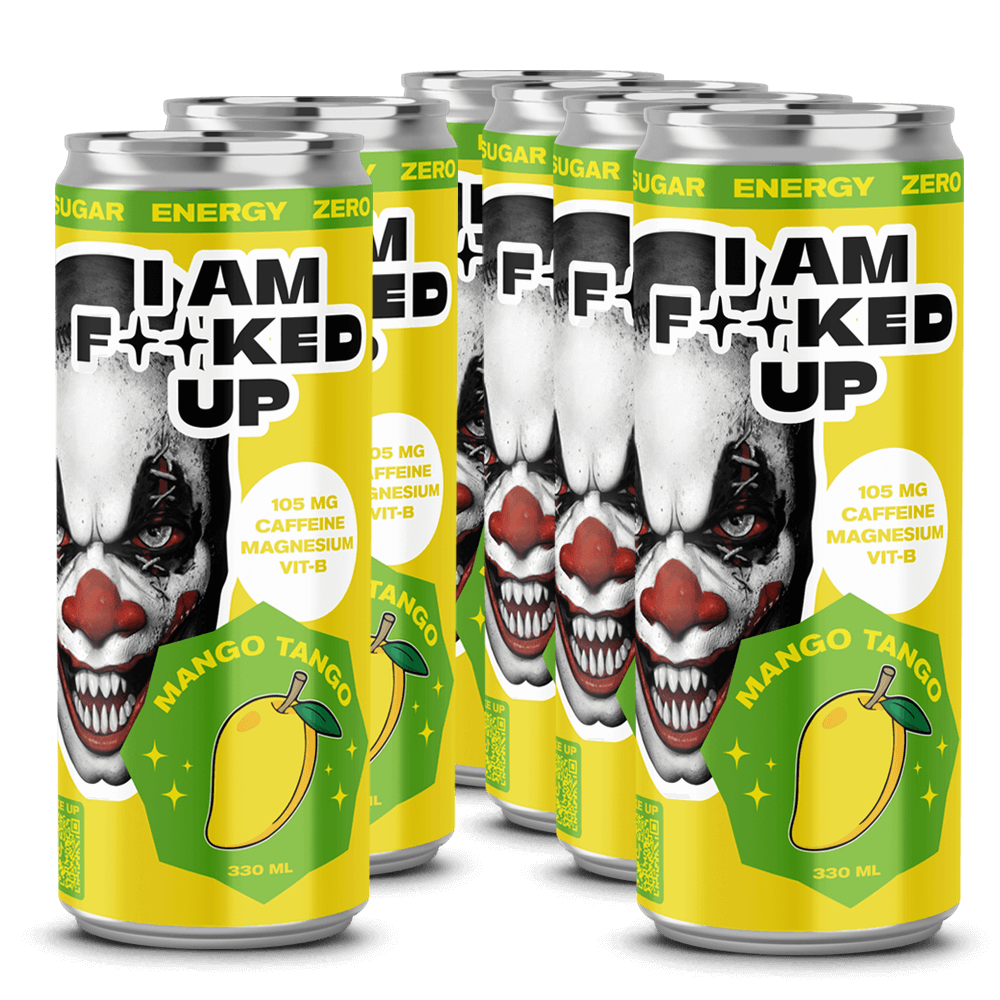 Swedish Supplements I Am Fucked Up Mango Tango - 6x330ml. - Energidryck