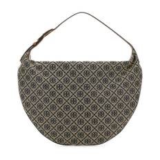 Tory Burch, Taske, Dame, Grå, ONE SIZE, Uld, Broderet lærred indkøbstaske