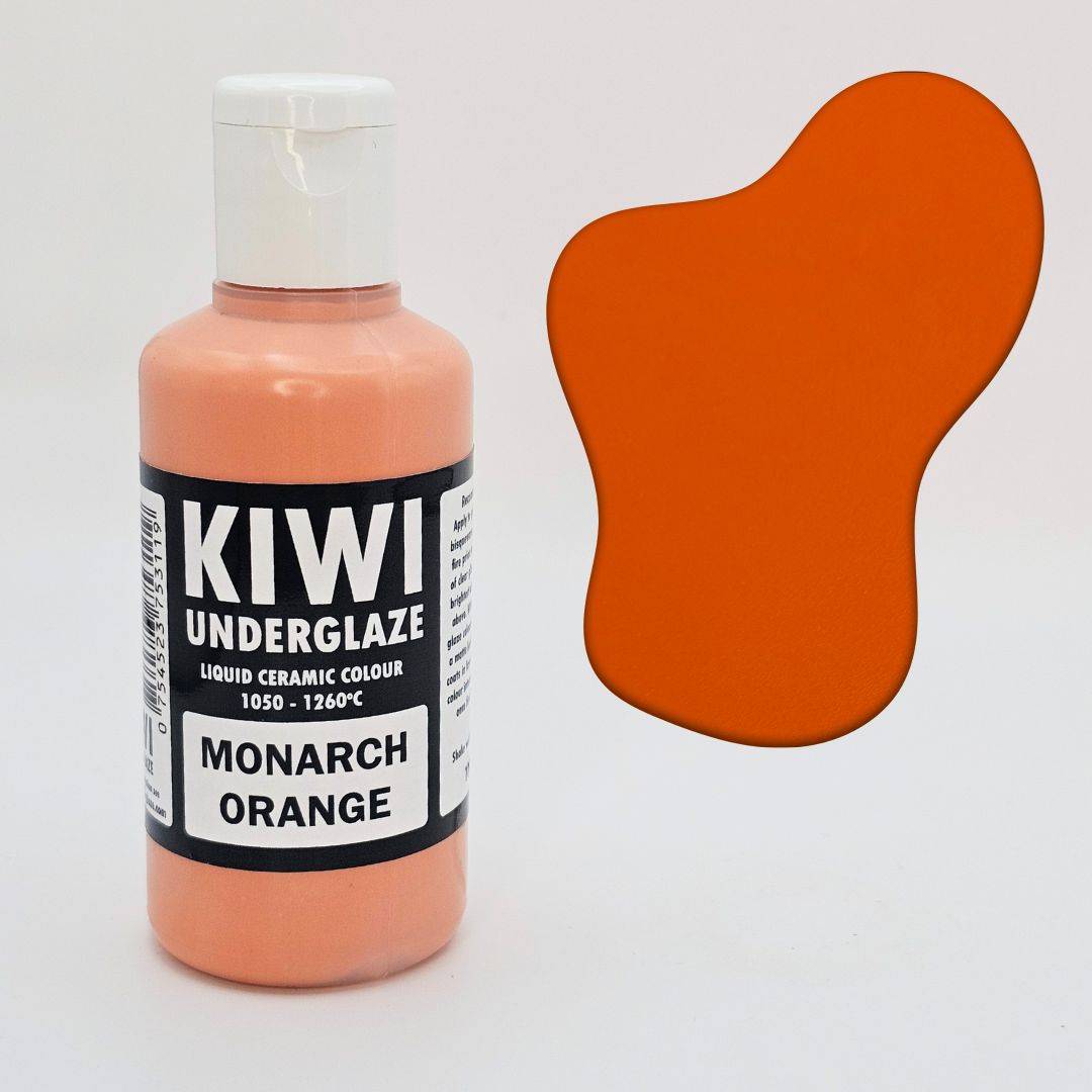 Monarkorange underglasur