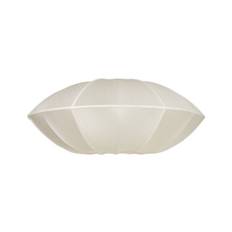 Oi Soi Oi Flat Silk lampeskærm - offwhite - inkl fatning - Hvid (Broste Cph)