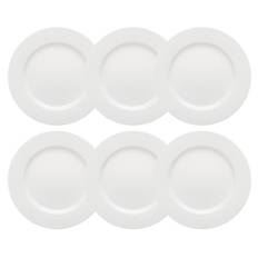 Rörstrand - Swedish Grace Tallrikar 27 Cm 6-pack Snö (Vit) - Snö (Vit)