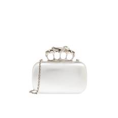 Handbag - Silver - --