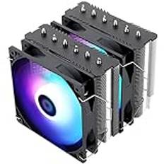 TR Peerless Assassin 120 SE ARGB CPU-luftkylare, 6 värmerör CPU-kylare, dubbel fläkt, 120 mm, TL-C12C-S, PWM, AGHP-teknik, för AMD AM4/Intel 1700/1150/1151/1200