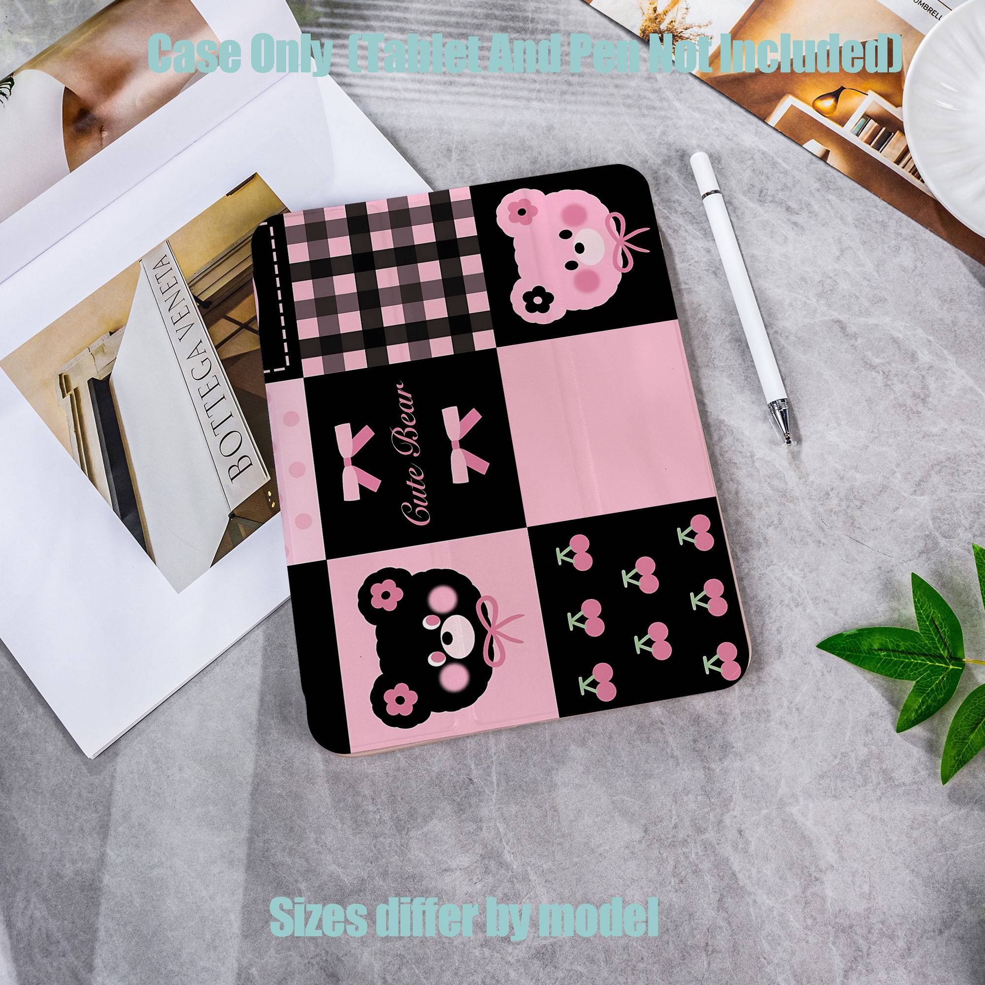 Shockproof TPU Tablet Protective Case with Pencil Holder Auto Sleep Wake for Apple /Samsung/Xiaomi/Redmi/Huawei/Honor