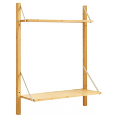 VOLL Vægreol i bambus H85 x B65 x D25 cm - Natur