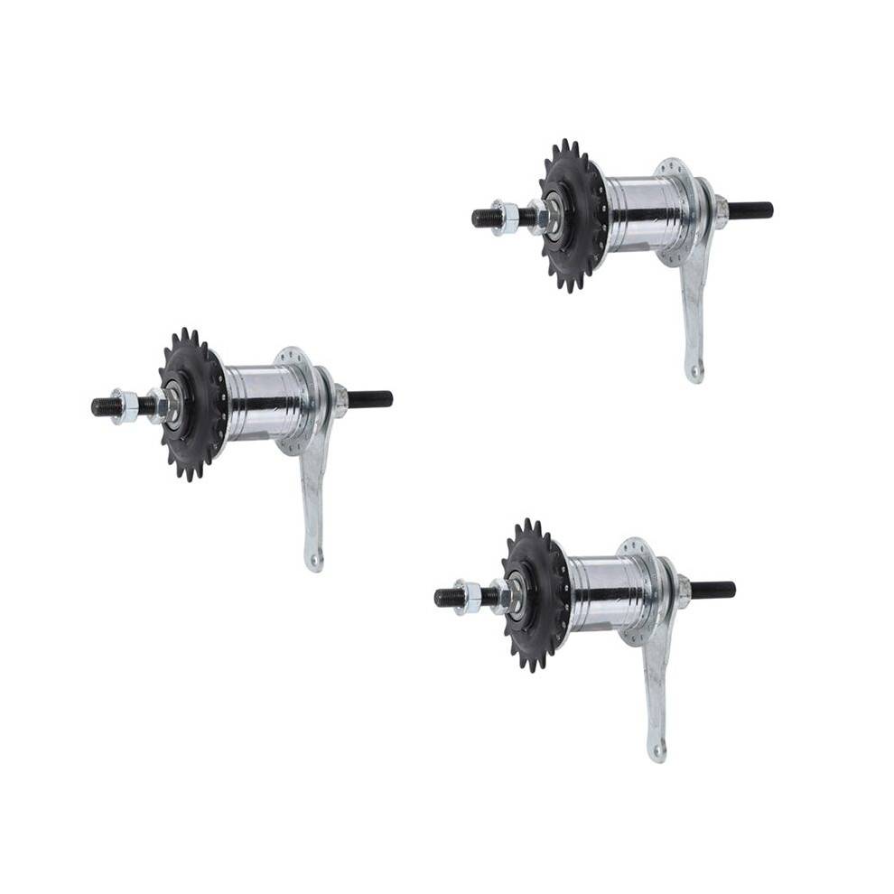 3X 36 Hole Reversing Ride Backwards Brake Fixed Gear Bike Rear Hub Aluminum Alloy Bicycle Bike Coaster Brake Rear Hub