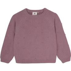 En Fant Pullover Knit w. Wool Str 122 - Nostalgia Rose Strik hos Magasin