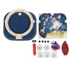 Indoor Mini Basketball Hoop Set for Kids with Suction Cups Balls Hangable Door Basketball Hoops blå