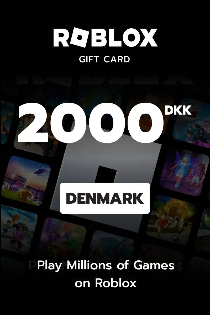 Roblox 2000 DKK Gift Card (DK) - Digital Code.