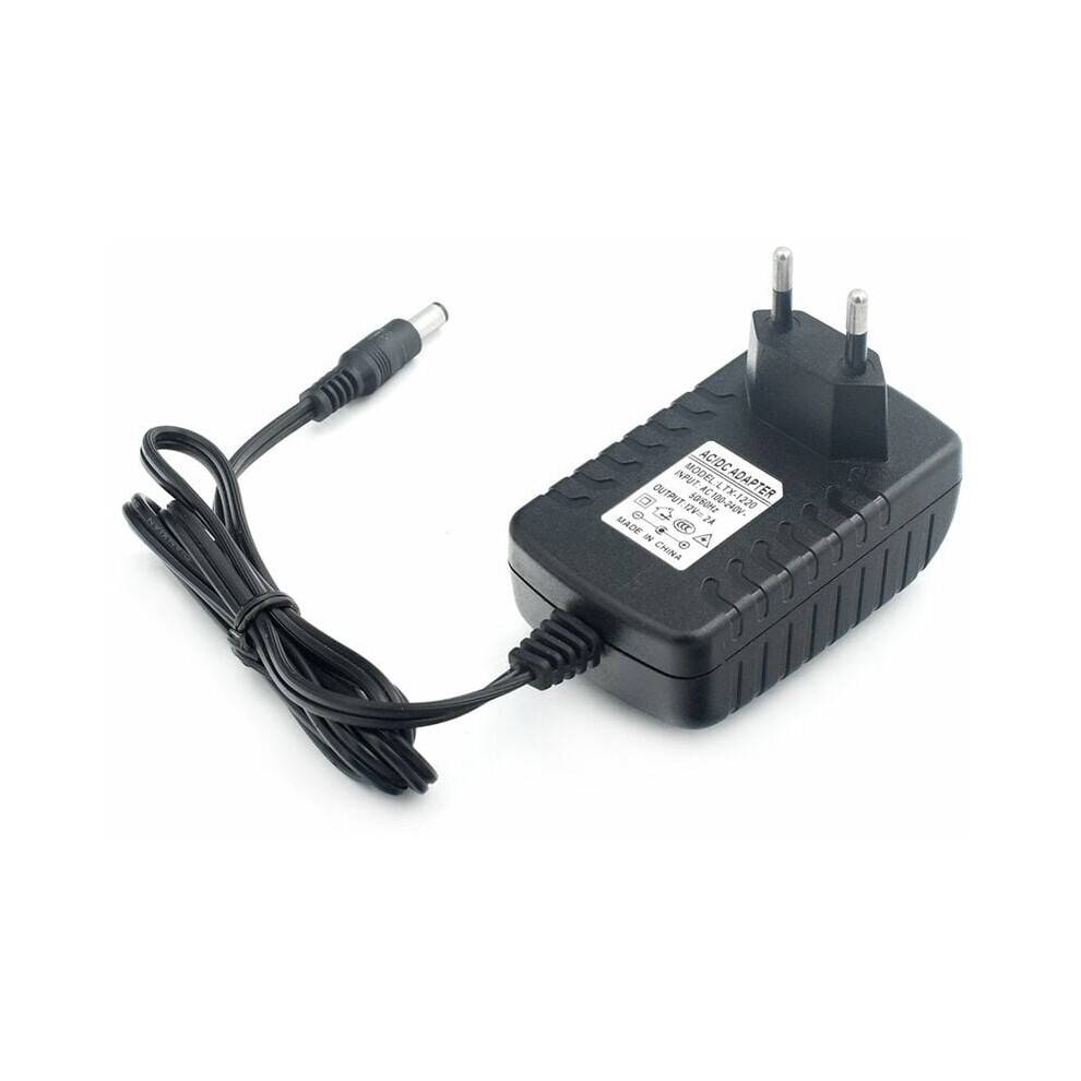 Universal strømtransformer, 12V2A AC til DC adapter til LED-striber, UL-godkendt vægoplader med sikker overspændingsbeskyttelse