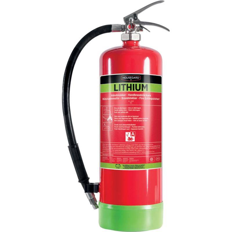 HOUSEGARD Brandsläckare AVD Lithium 6 L Röd