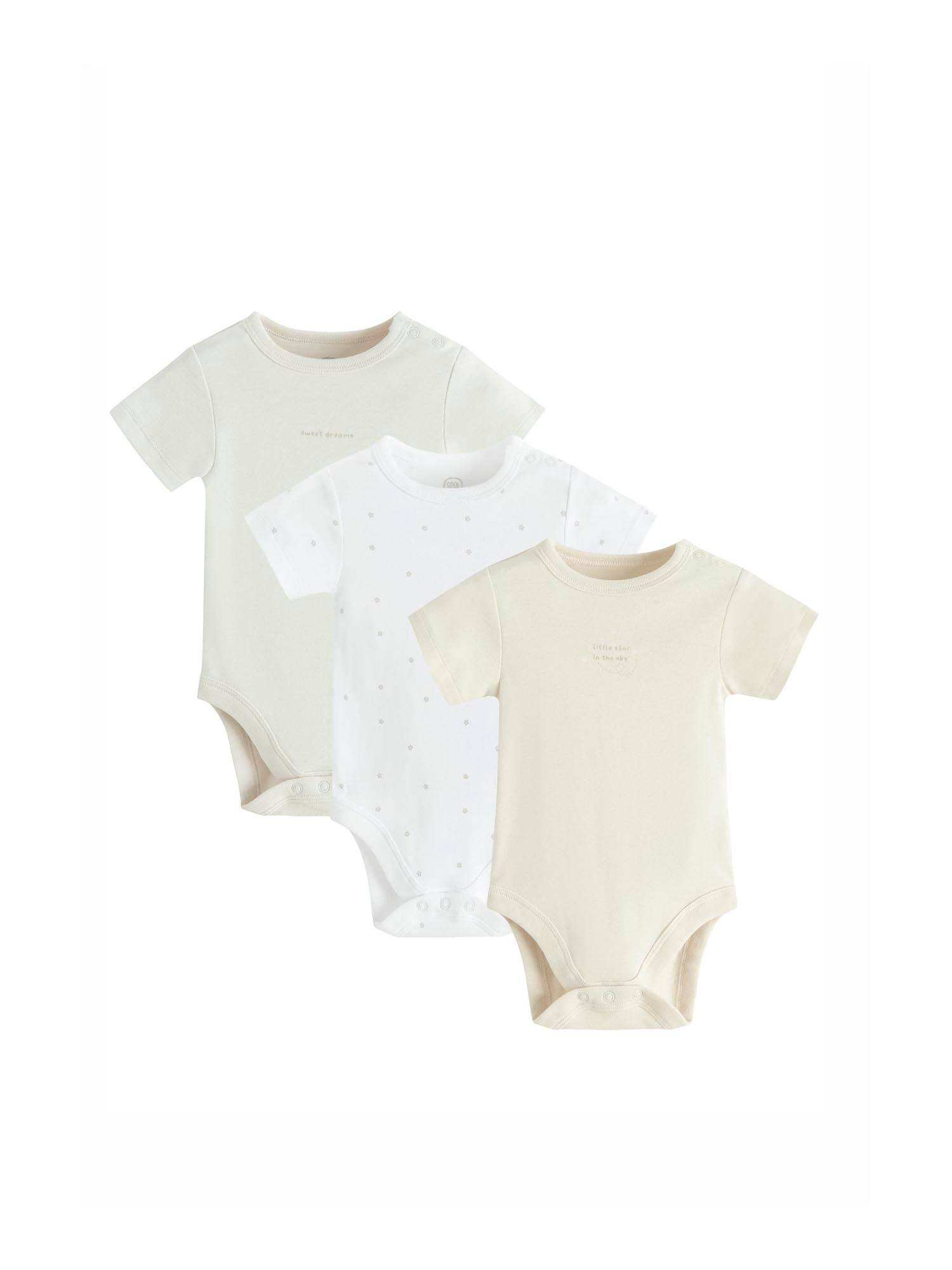 Cool Club Sparkedragt/Body  beige / hvid
