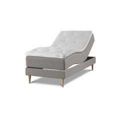 Hilding Family Plus Ställbar Säng 180x210 Grå - Brungrå (180x210)