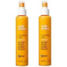 Milk Shake, Incredible Milk 12 effects, professionell anti-frizz-spray med 12 egenskaper, dubbelpack med 2 x 150 ml