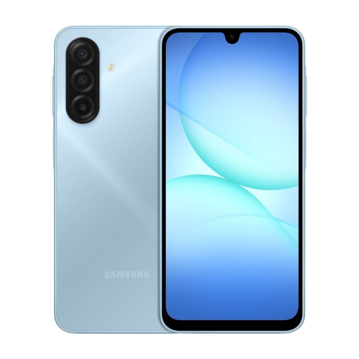 Samsung Galaxy A17 128 GB, ljusblå