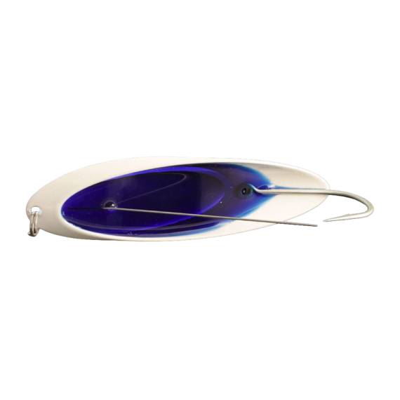 Norolan Pike Spoon Weedless 7 - White Blue