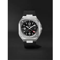 Bell & Ross - BR 05 Automatic GMT 41mm Stainless Steel and Rubber Watch, Ref. No. BR05G-BL-ST/SRB - Men - Black